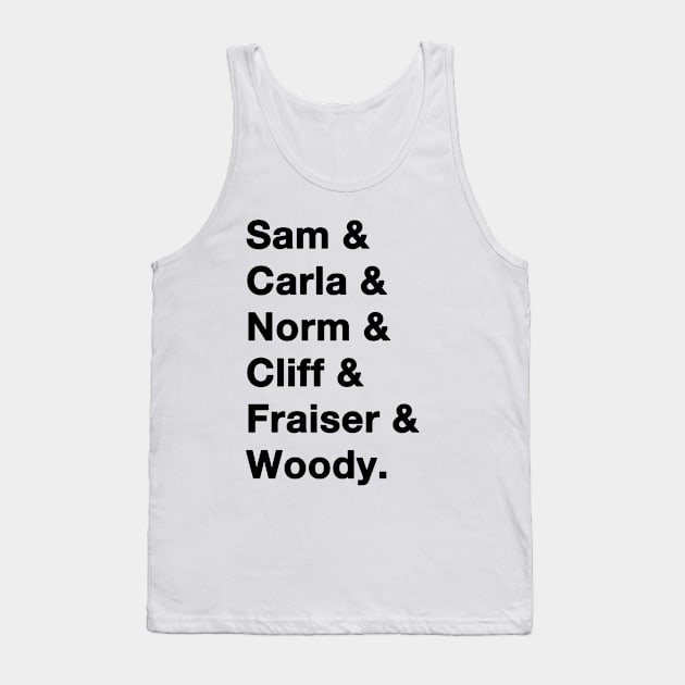 Cheers Names Tank Top by IdenticalExposure